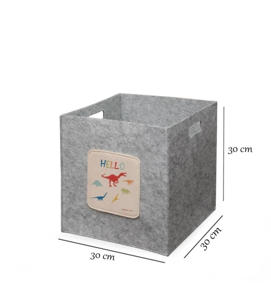 Organizer da scrivania, grigio, feltro