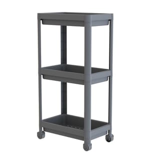 Plastic Multi Purpose Shelf, Grey, 100% PLASTIC
