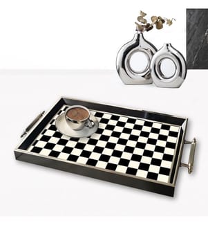 Tray, Multicolor, 100% GLASS