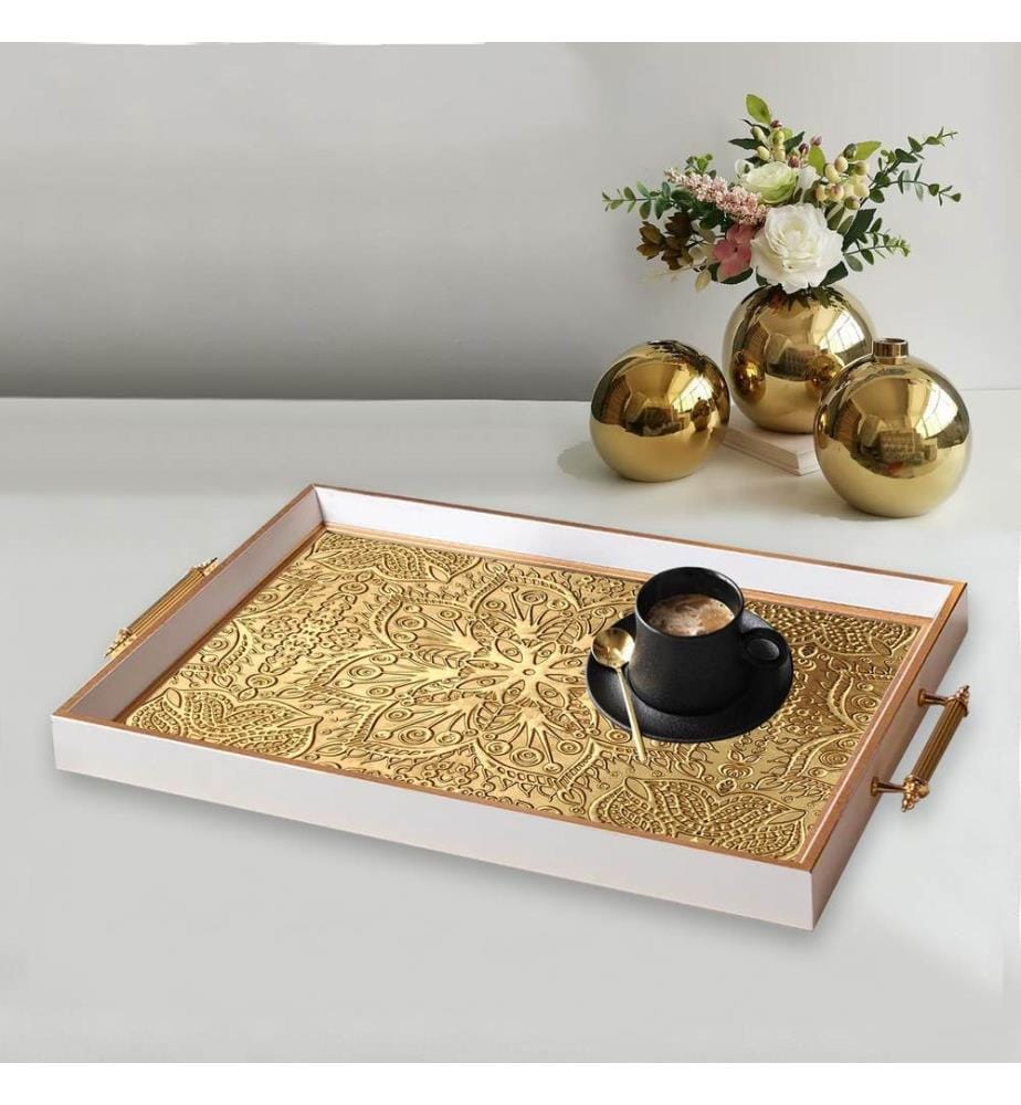 Tablett, mehrfarbig, 100 % Glas
