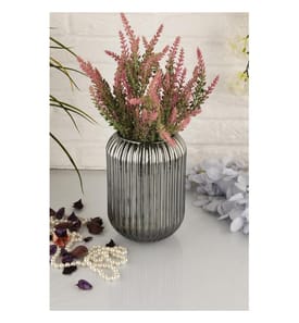 Vase, Fume, 100% VERRE