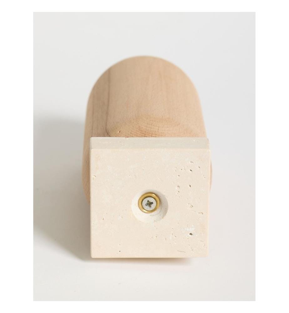 Candlestick, Beige, 100% SOLID WOOD
