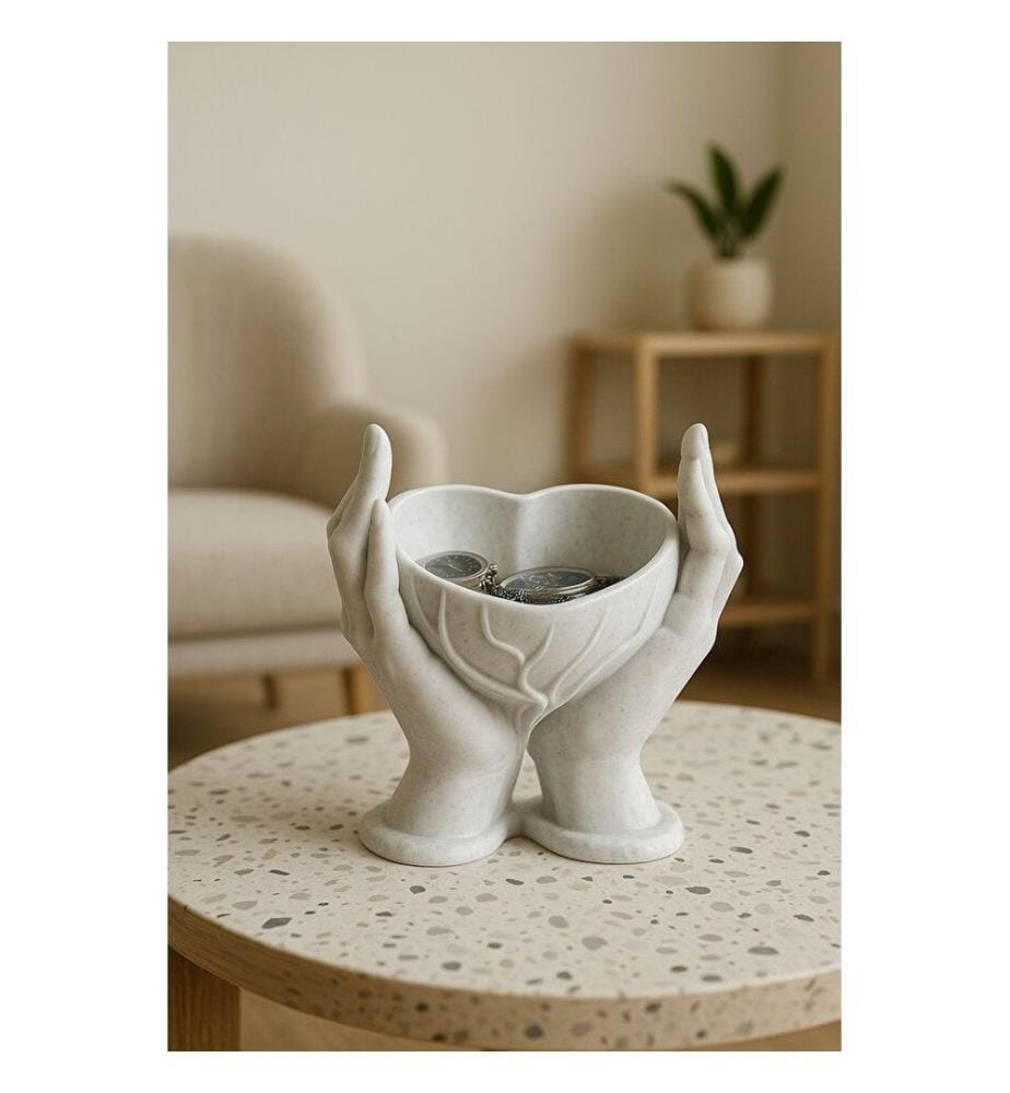 Decorative Object, White, 100% BIOPLASTIC