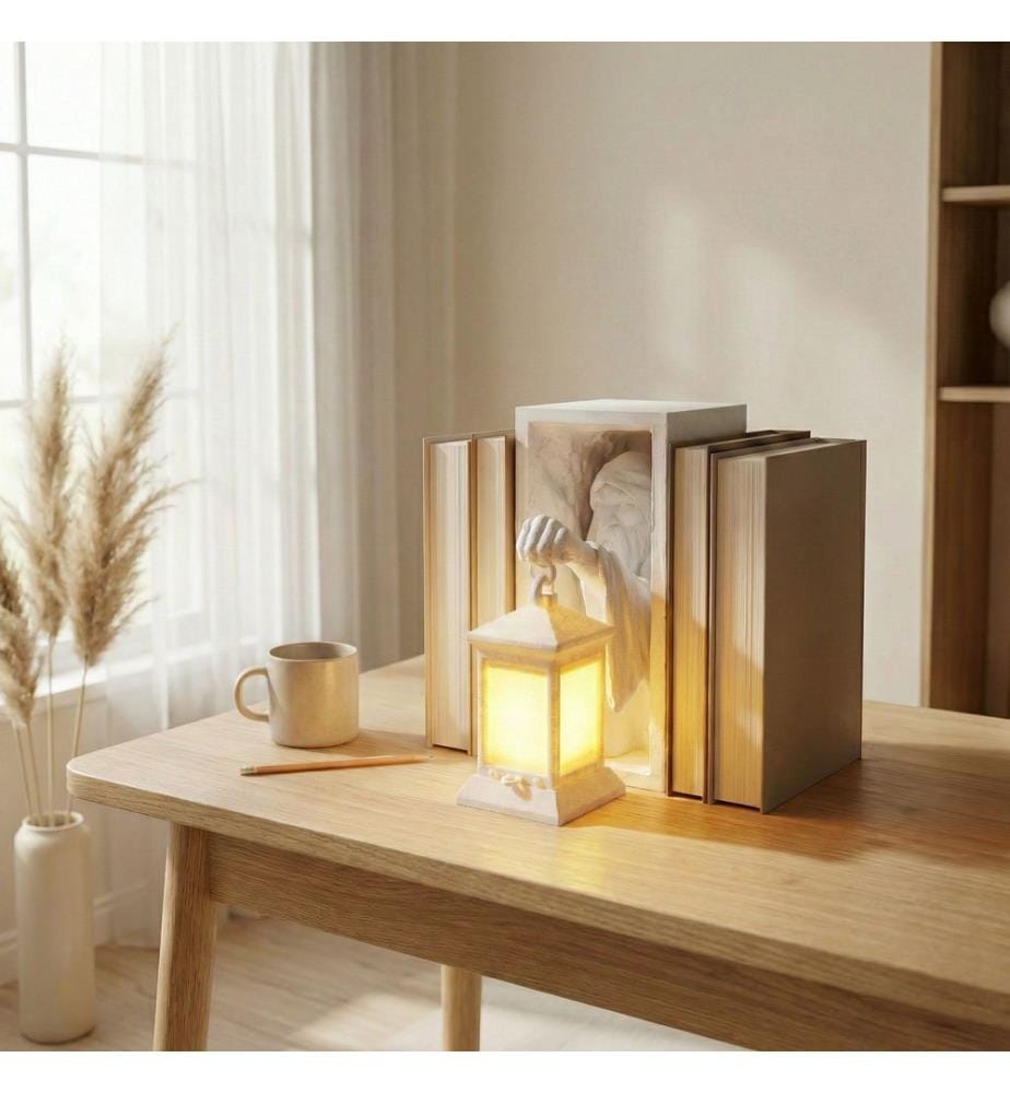 Plastic Bookend, White, 100% BIOPLASTIC
