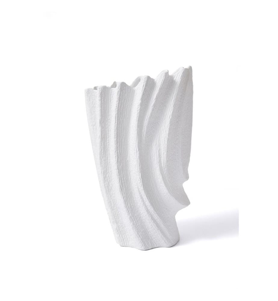 Vaso, bianco, 100% ceramica