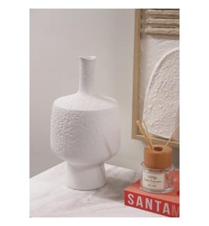 Vase, weiss, 100 % Keramik