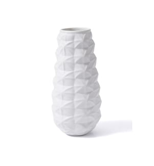 Vase, weiss, 100 % Keramik