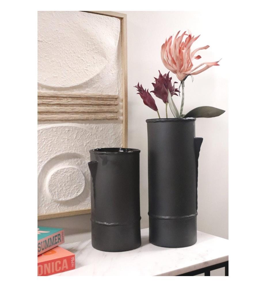Vase, Noir, 100% CERAMIQUE