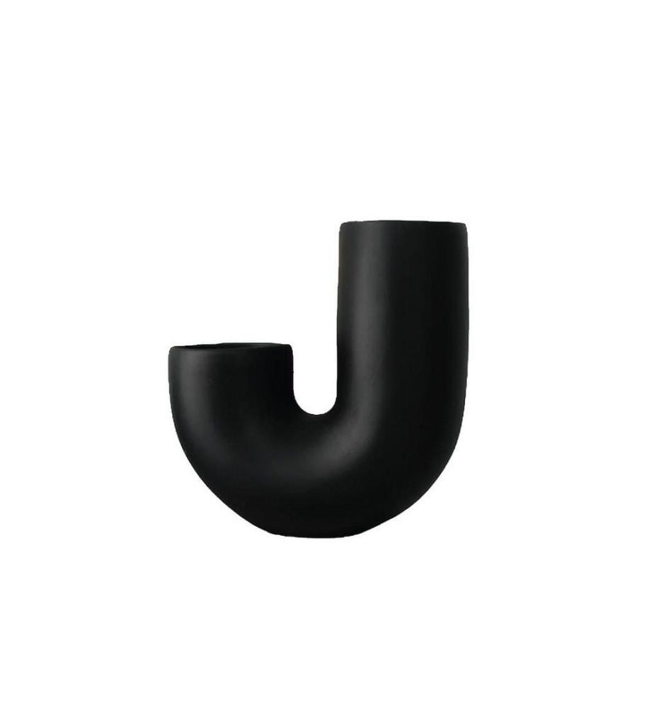 Vase, Noir, 100% CERAMIQUE
