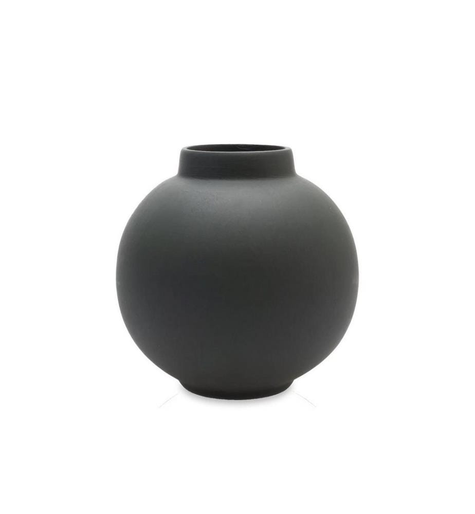 Vase, Anthrazit, 100 % Keramik