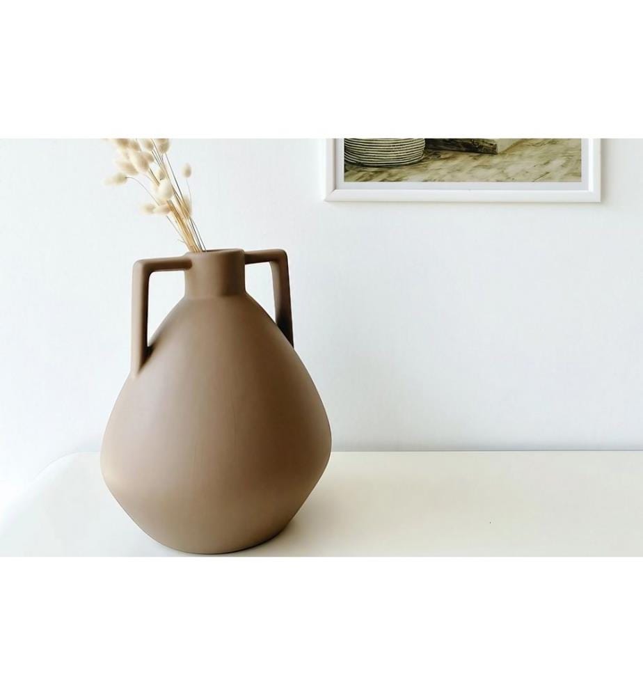 Vase, Brun, 100% CERAMIQUE