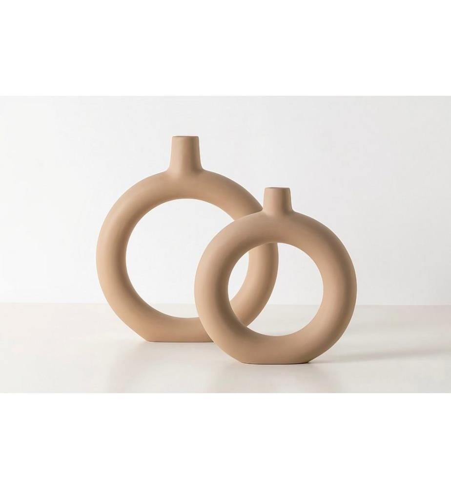 Set de vases, Light Brown, 100% CERAMIC