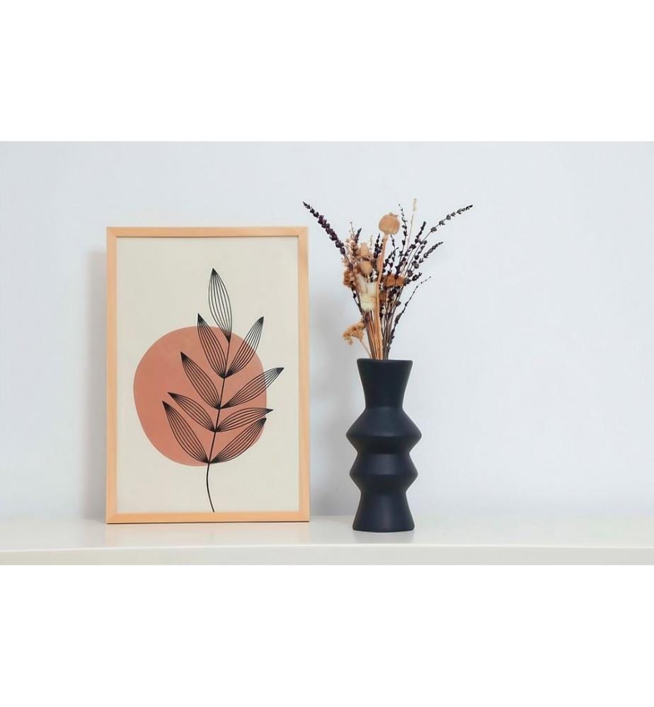 Vase, Anthrazit, 100 % Keramik
