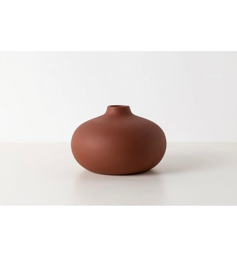 Vase, Tile Red, 100% CERAMIC
