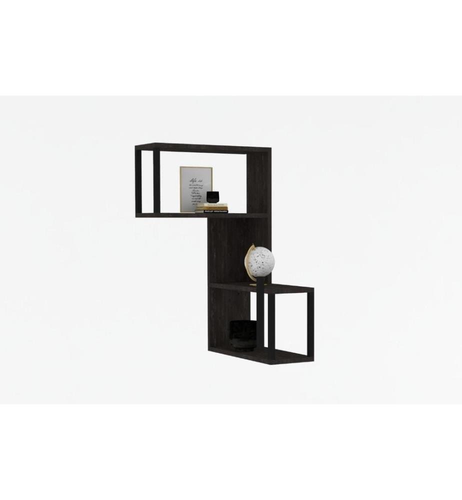 Etagère murale, Anthracite, panneau de particules mélaminé