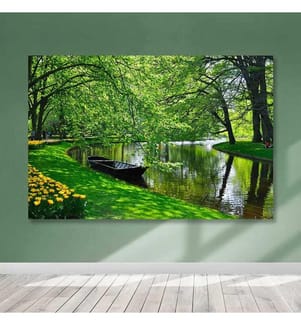 Quadro decorativo in tela, multicolore, 100% TELA, cornice: 100% LEGNO