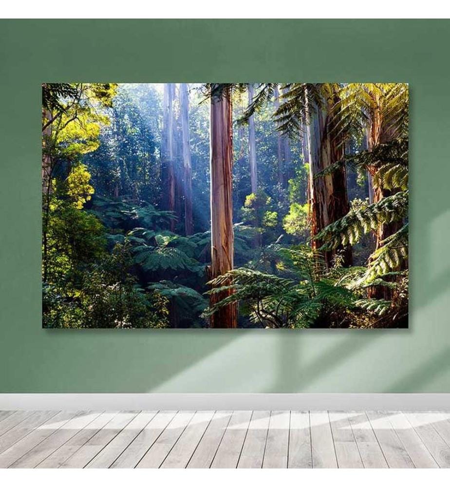 Dekoratives Leinwandbild, mehrfarbig, 100 % LEINWAND, Rahmen: 100 % HOLZ