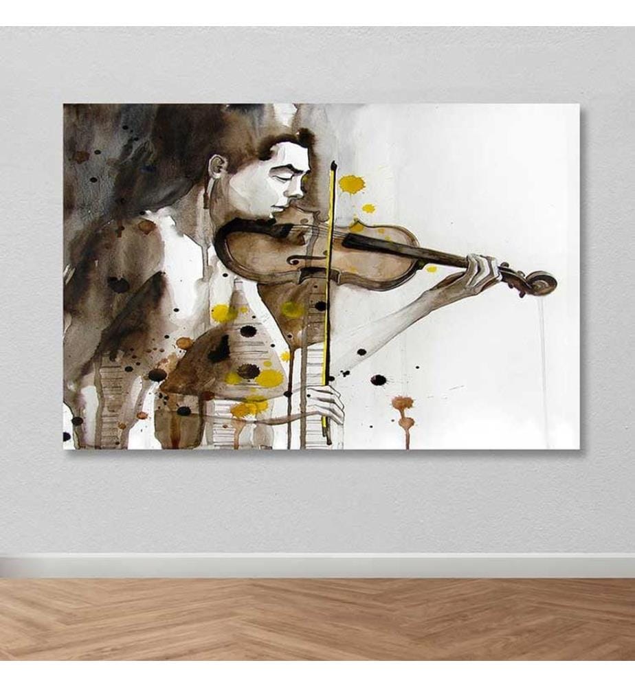 Dekoratives Leinwandbild, mehrfarbig, 100 % LEINWAND, Rahmen: 100 % HOLZ