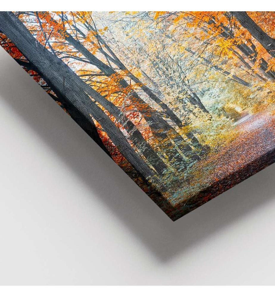 Dekoratives Leinwandbild, mehrfarbig, 100 % LEINWAND, Rahmen: 100 % HOLZ