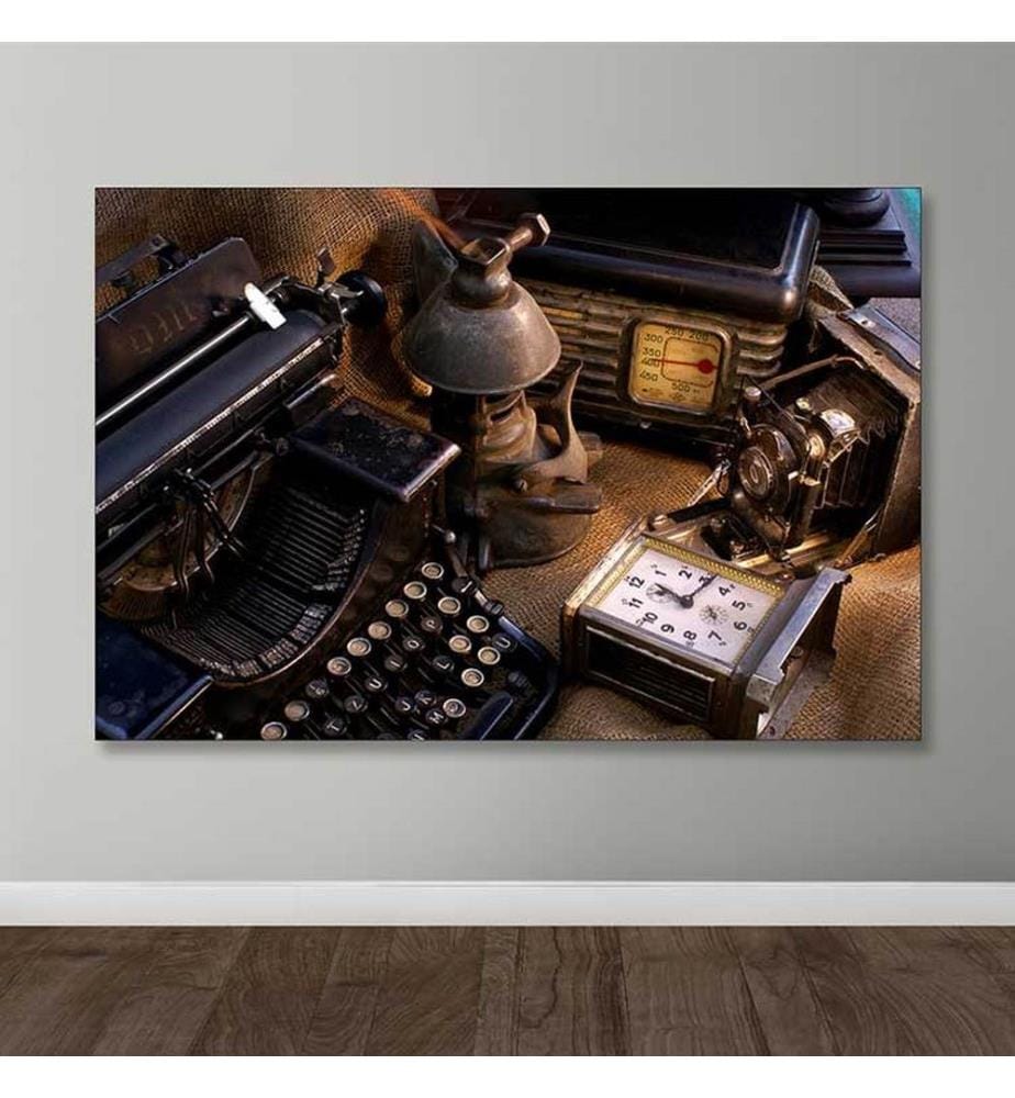 Dekoratives Leinwandbild, mehrfarbig, 100 % LEINWAND, Rahmen: 100 % HOLZ