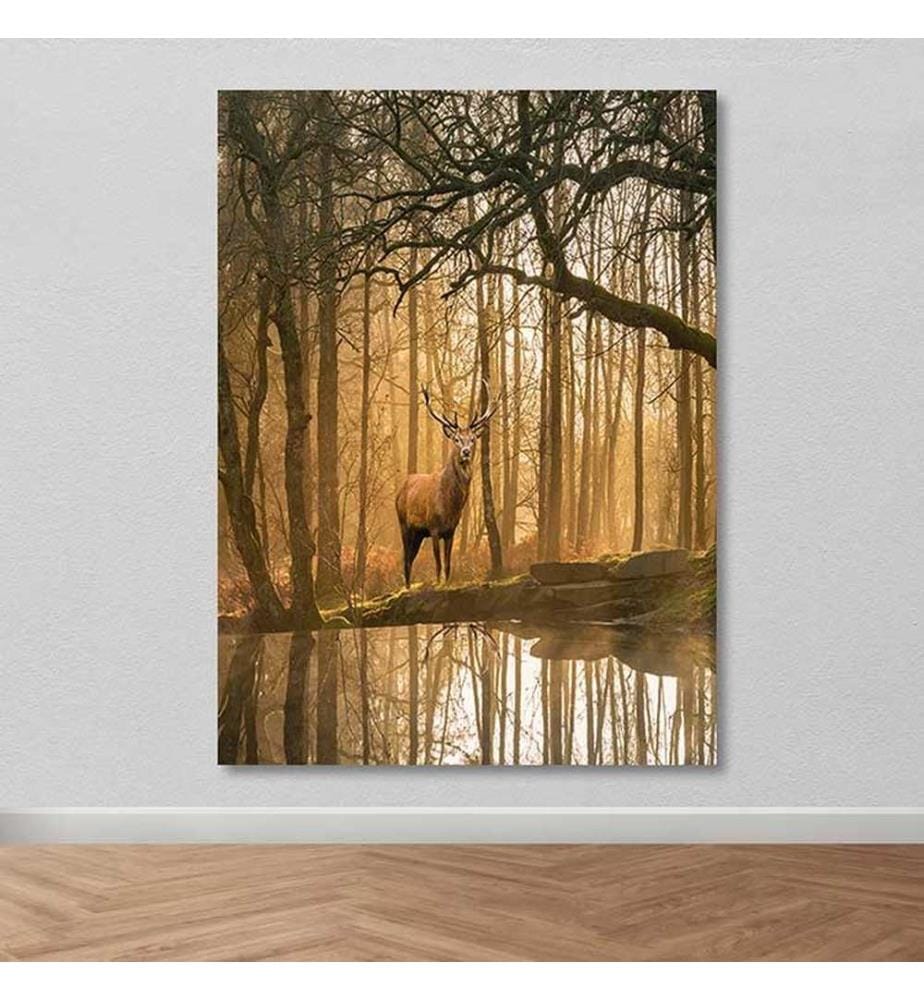 Dekoratives Leinwandbild, mehrfarbig, 100 % LEINWAND, Rahmen: 100 % HOLZ