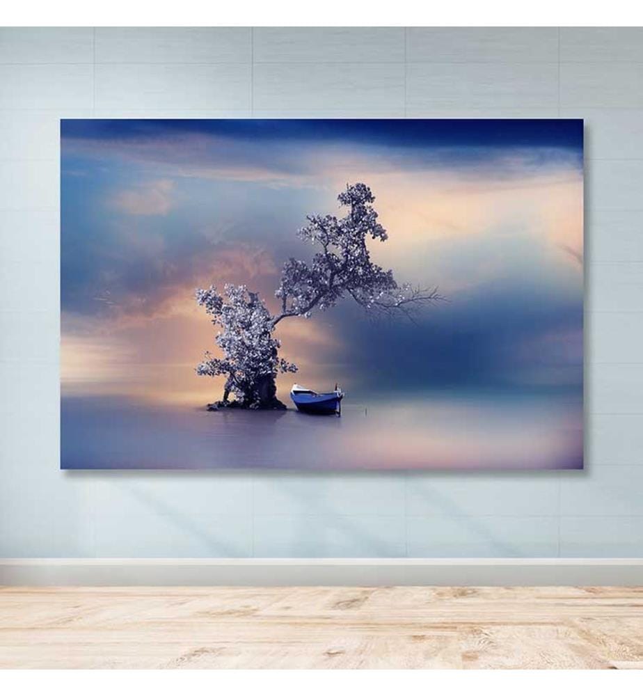 Dekoratives Leinwandbild, mehrfarbig, 100 % LEINWAND, Rahmen: 100 % HOLZ