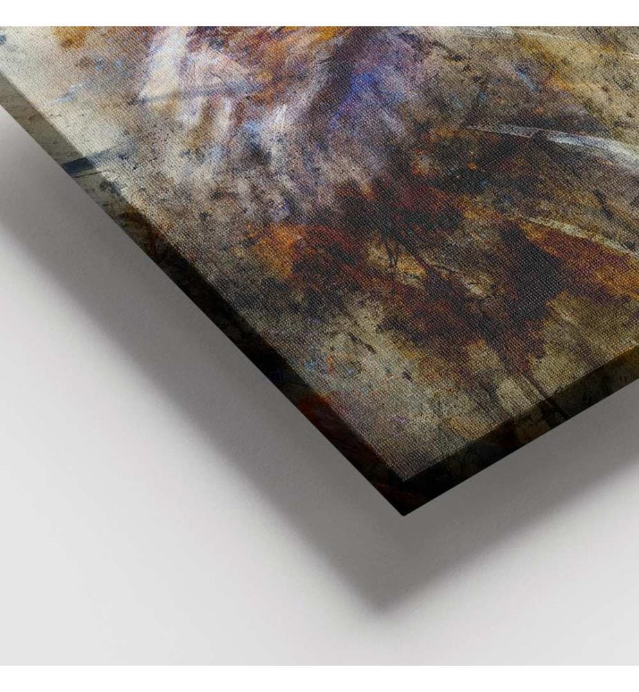 Dekoratives Leinwandbild, mehrfarbig, 100 % LEINWAND, Rahmen: 100 % HOLZ