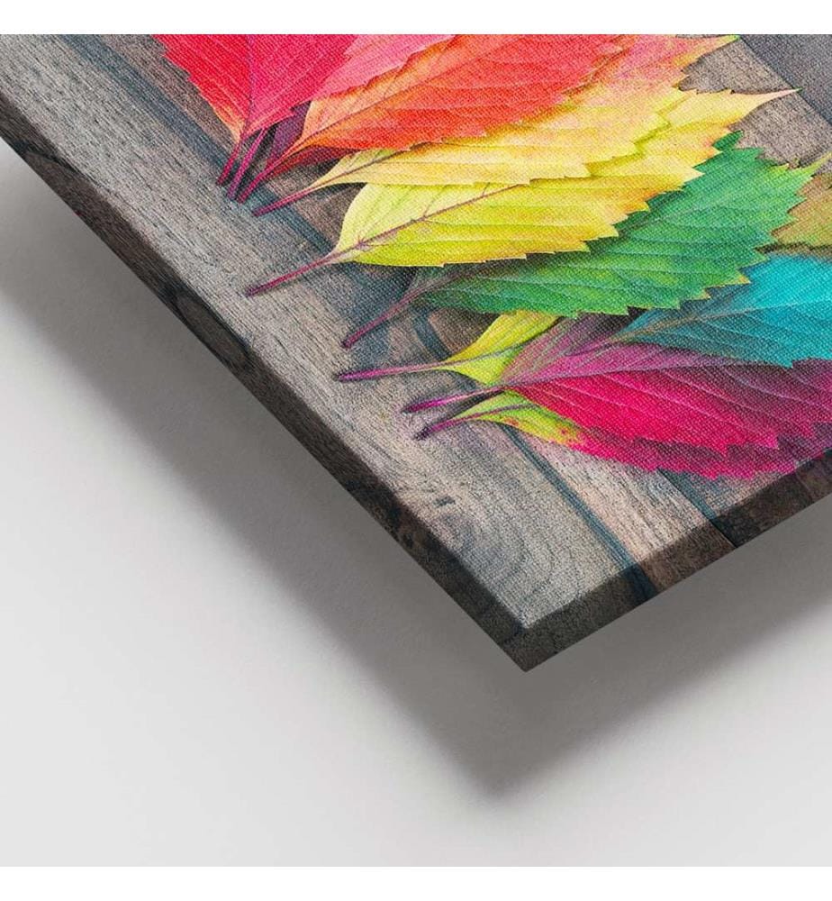 Dekoratives Leinwandbild, mehrfarbig, 100 % LEINWAND, Rahmen: 100 % HOLZ