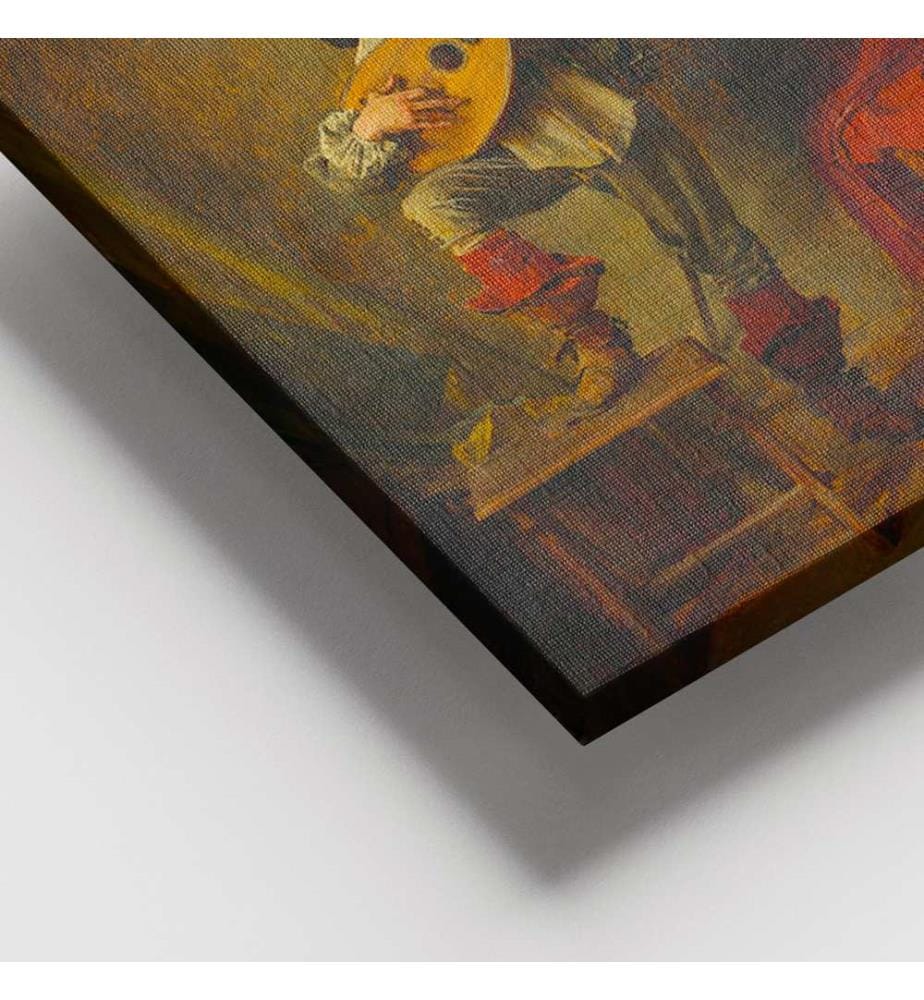 Dekoratives Leinwandbild, mehrfarbig, 100 % LEINWAND, Rahmen: 100 % HOLZ