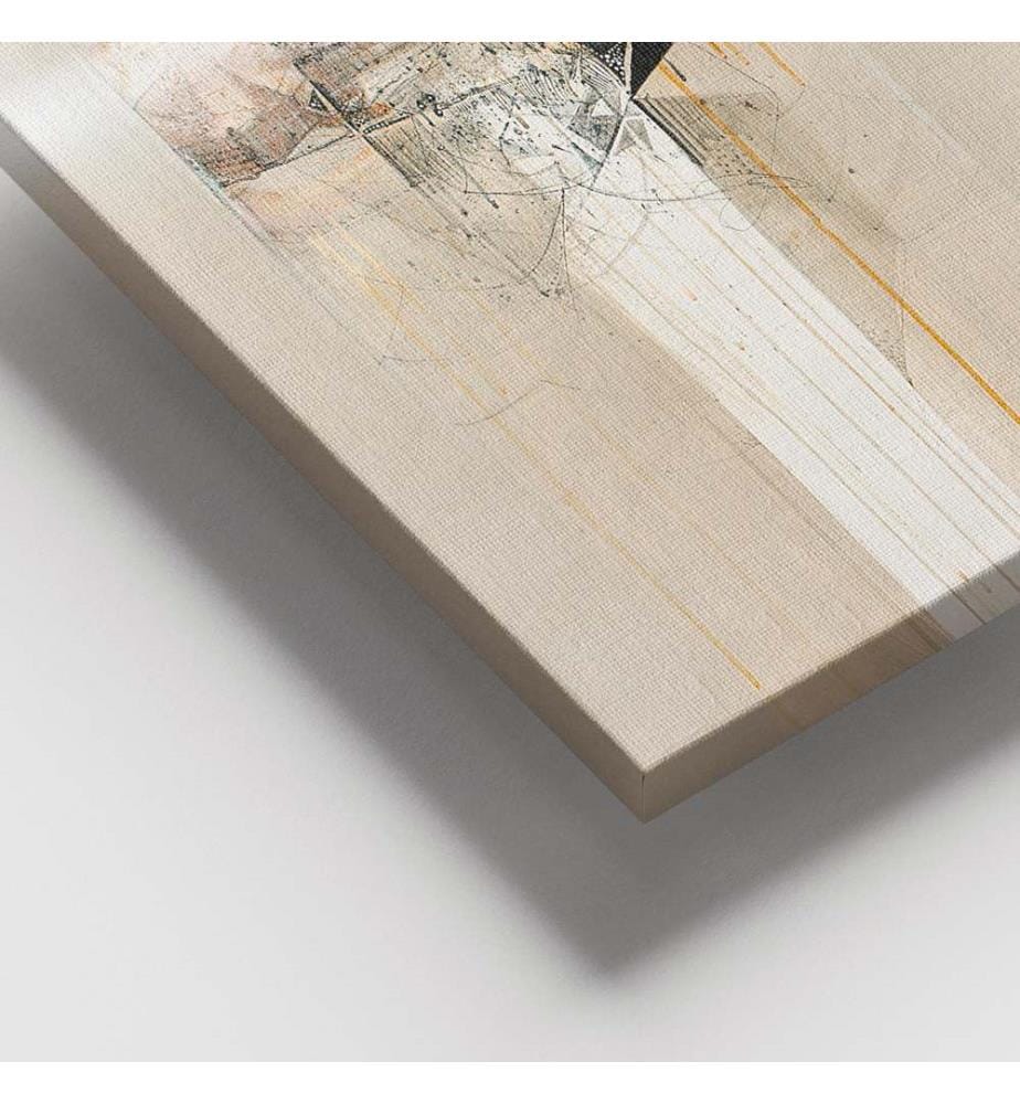 Dekoratives Leinwandbild, mehrfarbig, 100 % LEINWAND, Rahmen: 100 % HOLZ