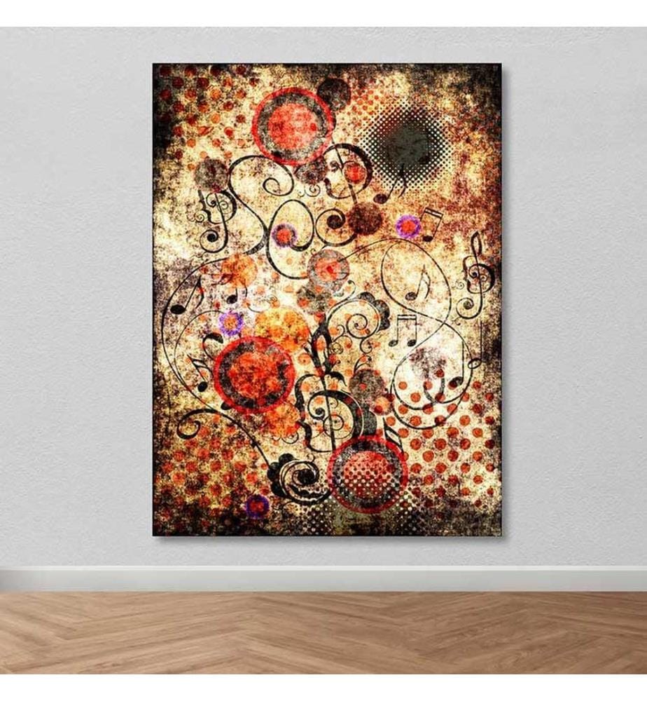 Dekoratives Leinwandbild, mehrfarbig, 100 % LEINWAND, Rahmen: 100 % HOLZ