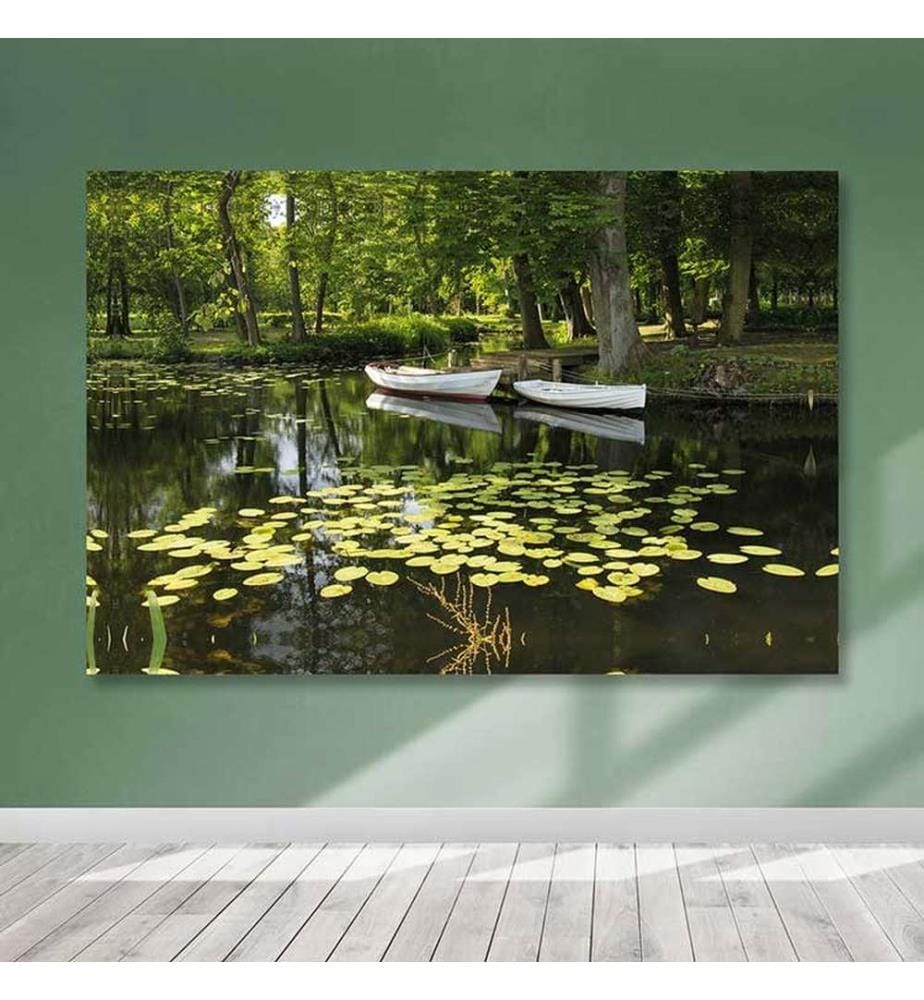 Dekoratives Leinwandbild, mehrfarbig, 100 % LEINWAND, Rahmen: 100 % HOLZ