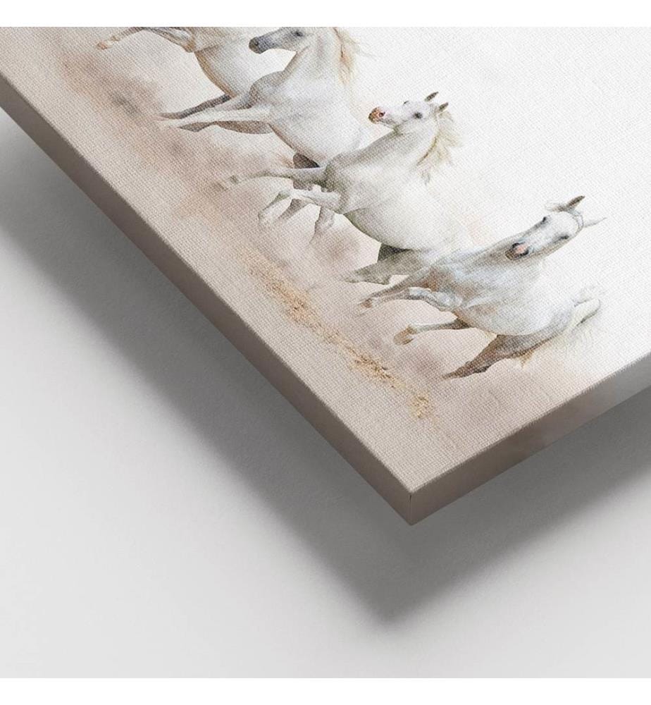 Dekoratives Leinwandbild, mehrfarbig, 100 % LEINWAND, Rahmen: 100 % HOLZ