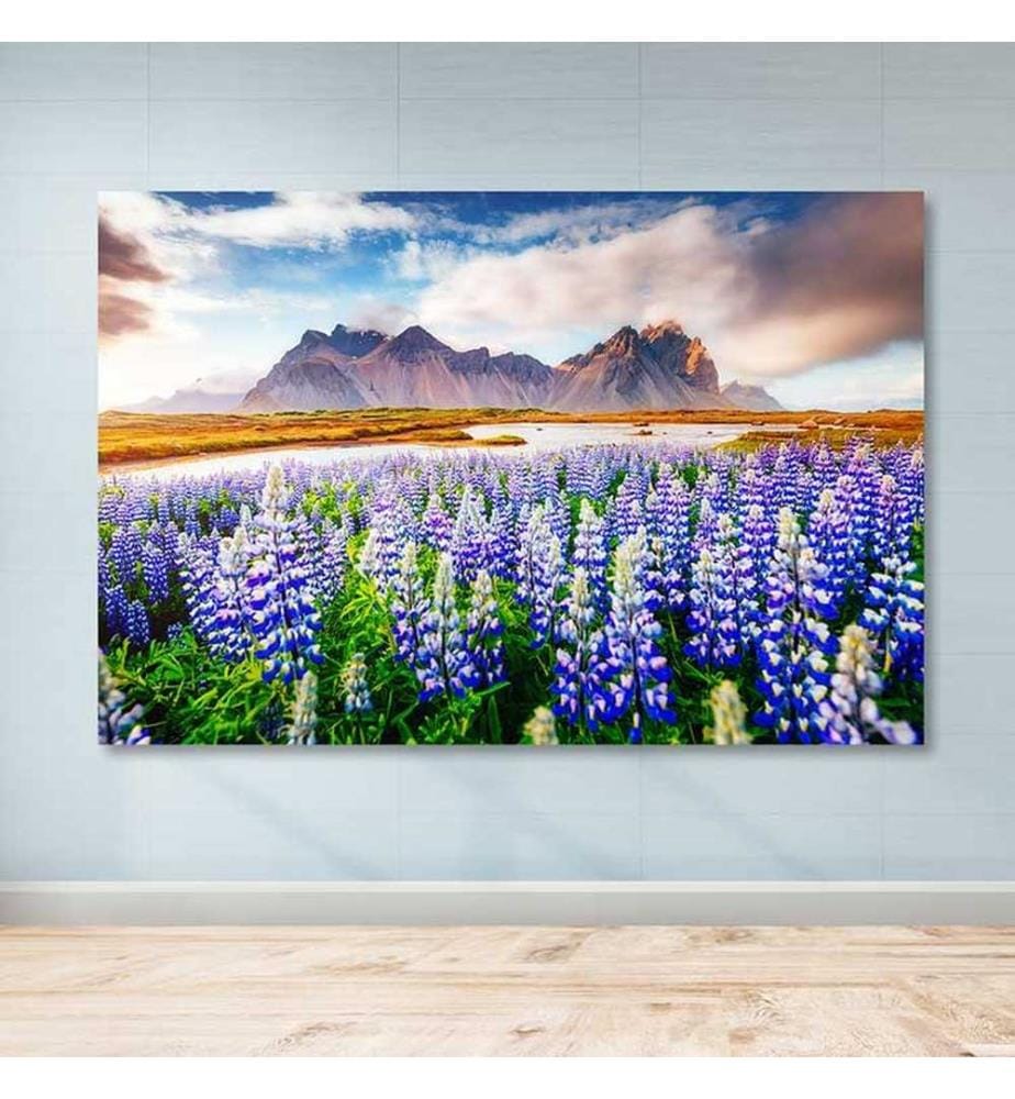Dekoratives Leinwandbild, mehrfarbig, 100 % LEINWAND, Rahmen: 100 % HOLZ