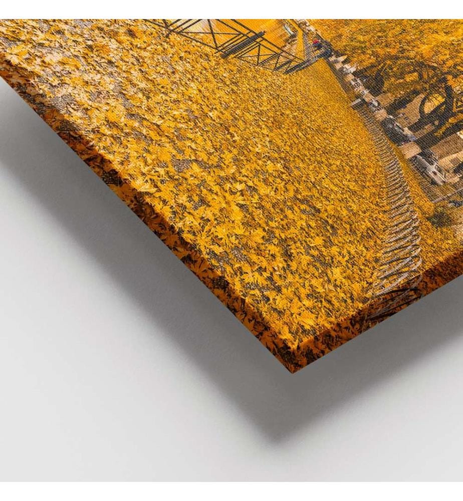 Dekoratives Leinwandbild, mehrfarbig, 100 % LEINWAND, Rahmen: 100 % HOLZ