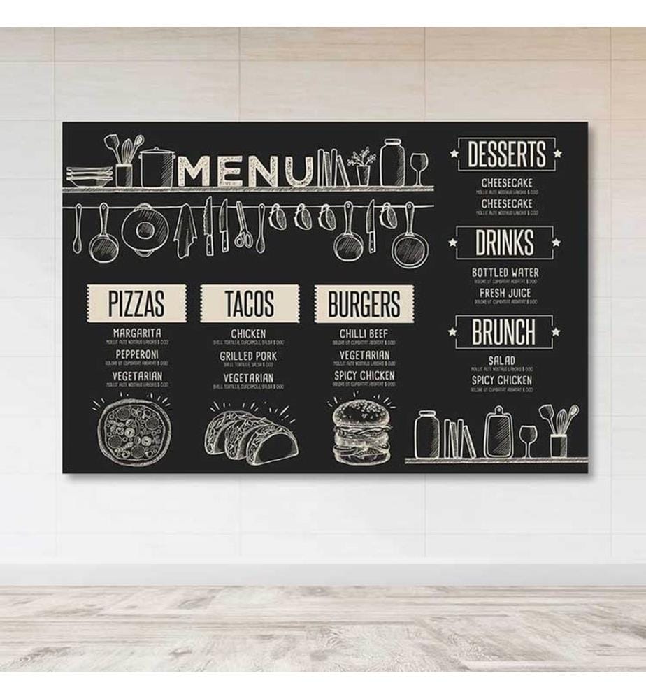 Dekoratives Leinwandbild, mehrfarbig, 100 % LEINWAND, Rahmen: 100 % HOLZ