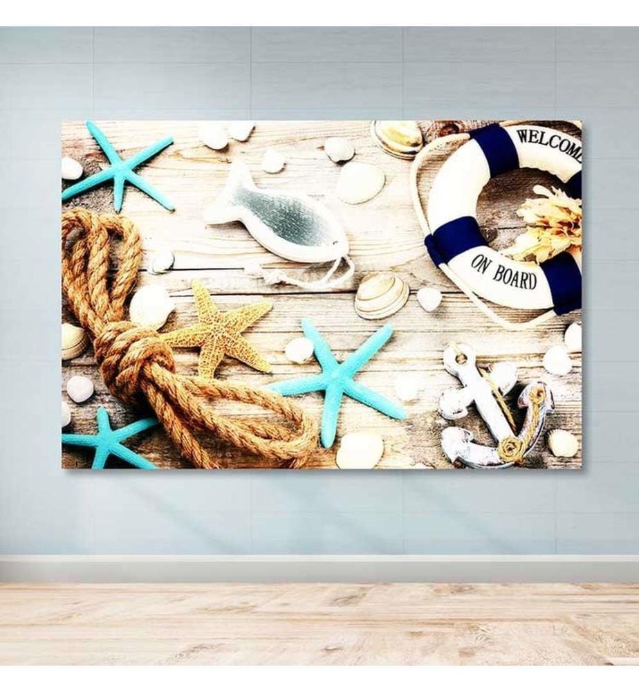 Dekoratives Leinwandbild, mehrfarbig, 100 % LEINWAND, Rahmen: 100 % HOLZ