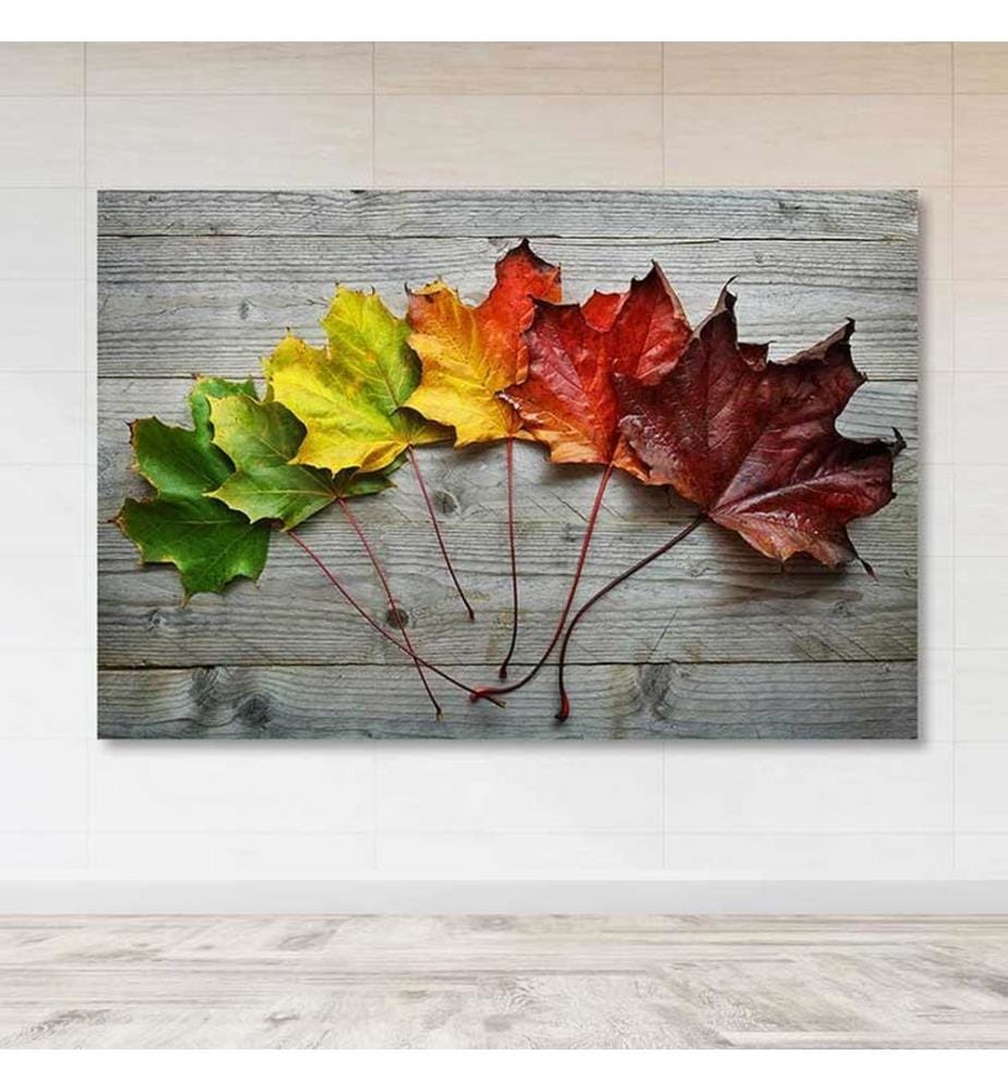 Dekoratives Leinwandbild, mehrfarbig, 100 % LEINWAND, Rahmen: 100 % HOLZ