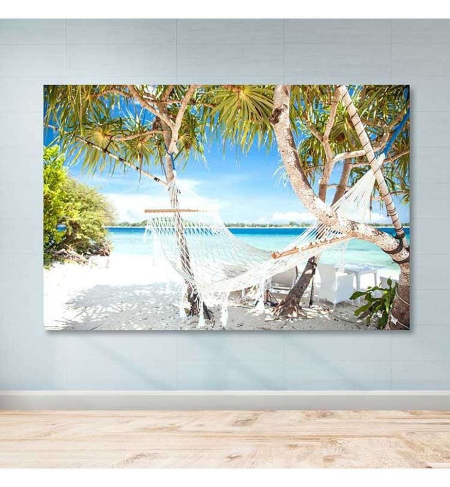 Dekoratives Leinwandbild, mehrfarbig, 100 % LEINWAND, Rahmen: 100 % HOLZ
