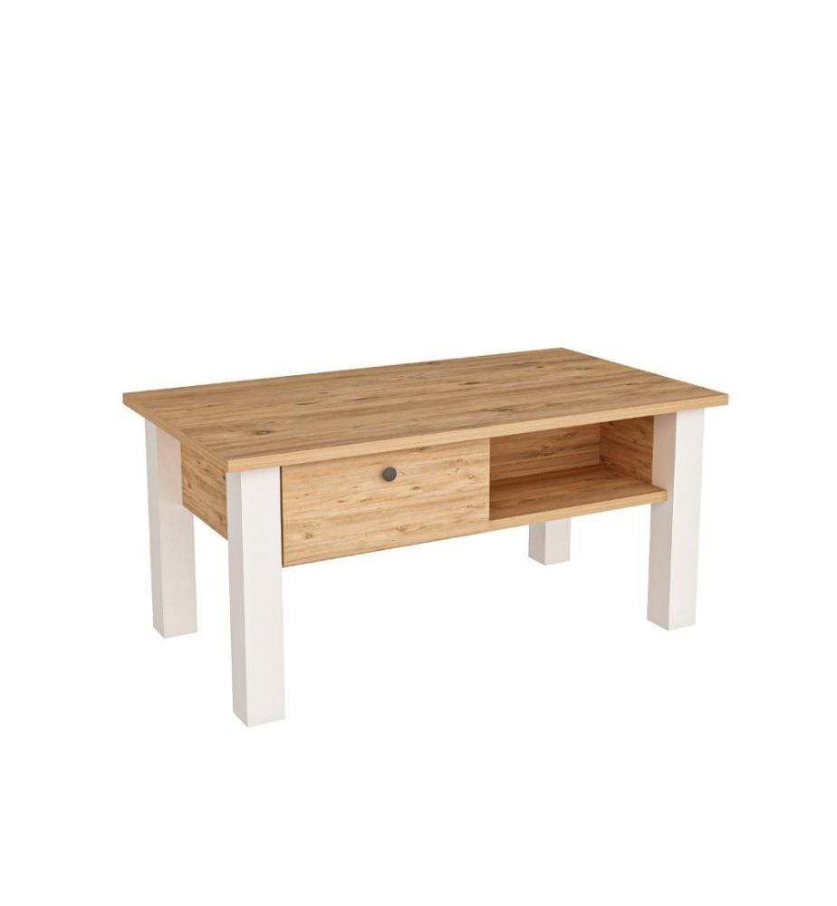 Couchtisch, Atlantische Kiefer, Melaminbeschichtete Spanplatte