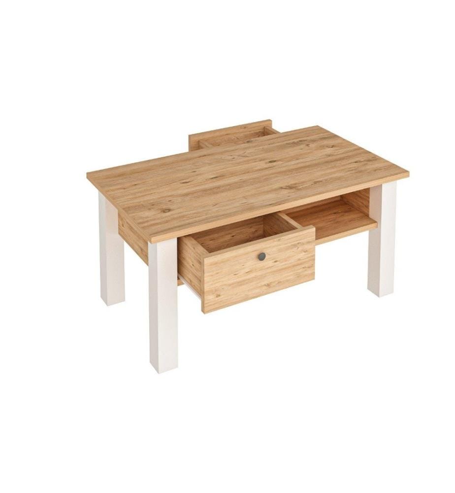Couchtisch, Atlantische Kiefer, Melaminbeschichtete Spanplatte