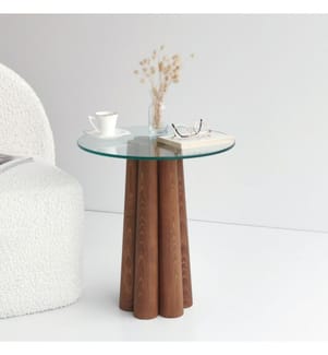 Tavolino da caffè, noce, pino, legno massiccio