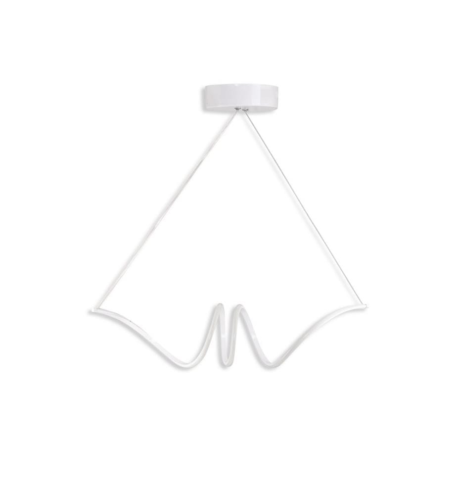 Lustre, blanc, corps en Aliminium