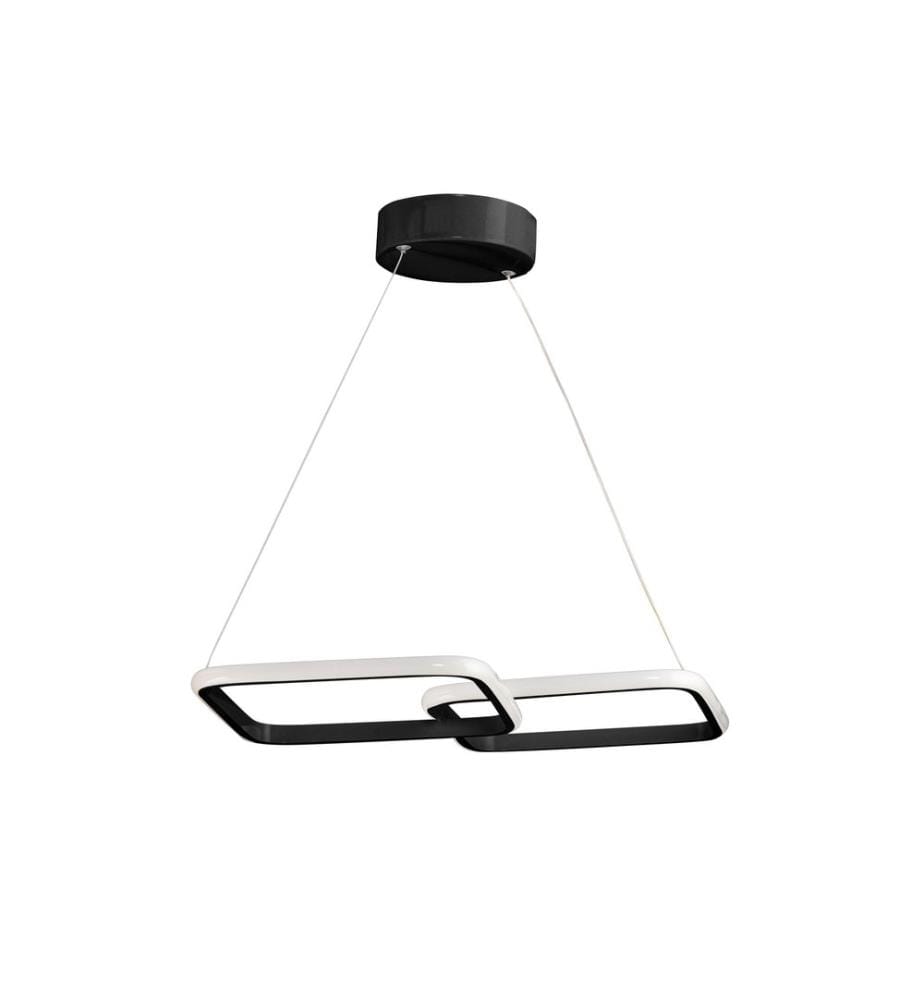 Kronleuchter, Schwarz, Aliminium Körper