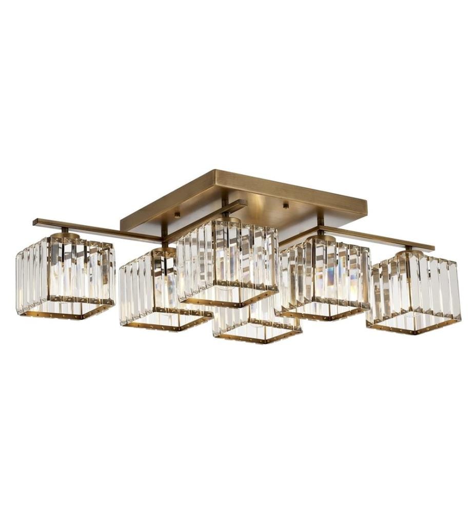 Kronleuchter, Vintage, Metallgehäuse, Kristallkappe