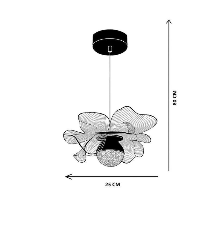 Lustre, or, corps en métal
