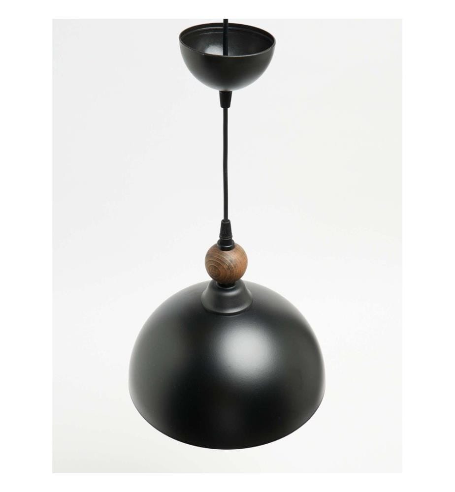 Kronleuchter, schwarz, Metallkorpus