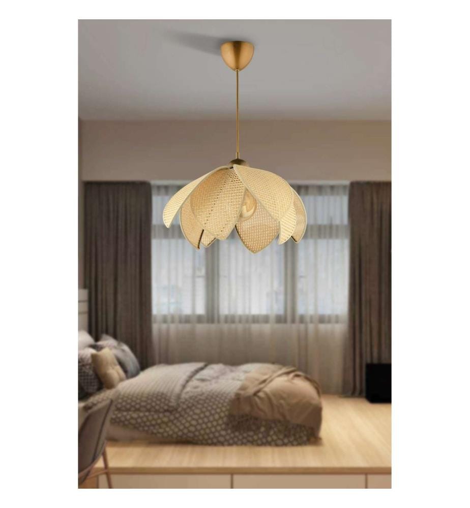 Kronleuchter, Creme, Gold, Kunststoffgehäuse