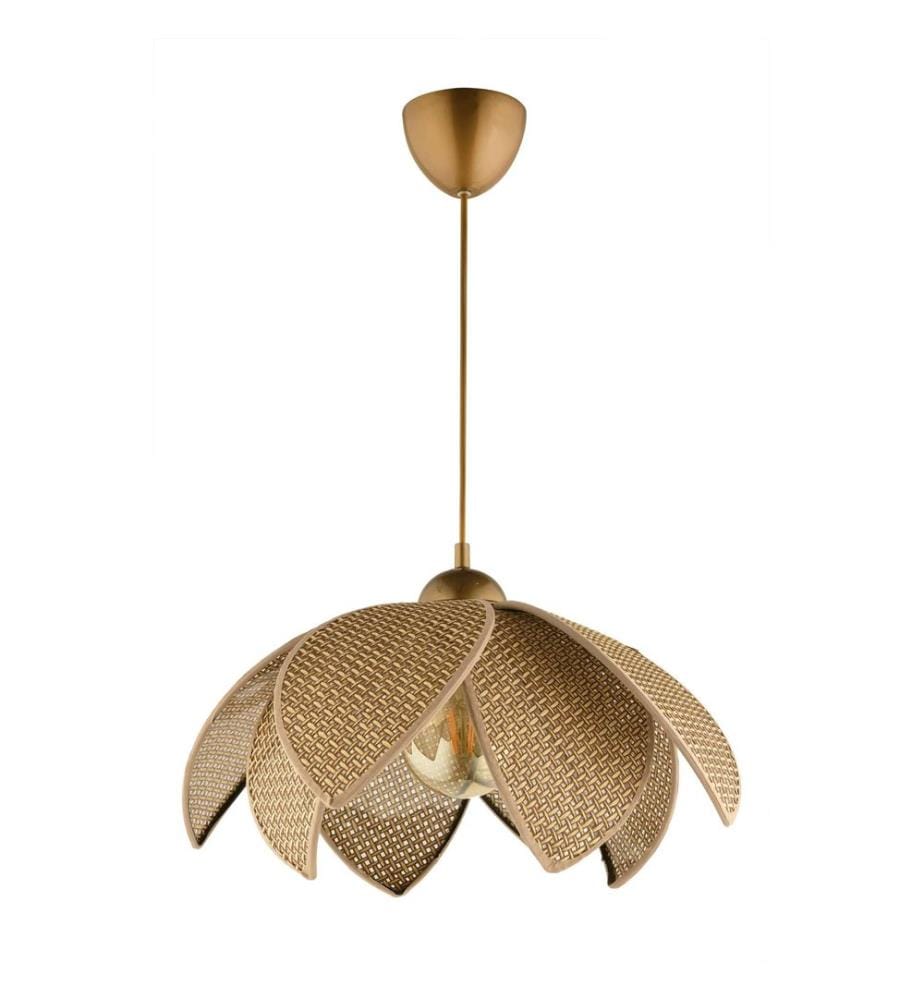 Kronleuchter, Beige, Gold, Kunststoffgehäuse