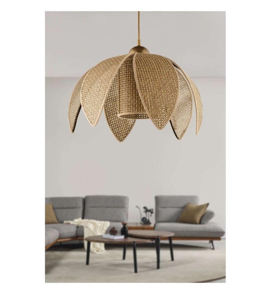 Kronleuchter, Beige, Gold, Kunststoffgehäuse